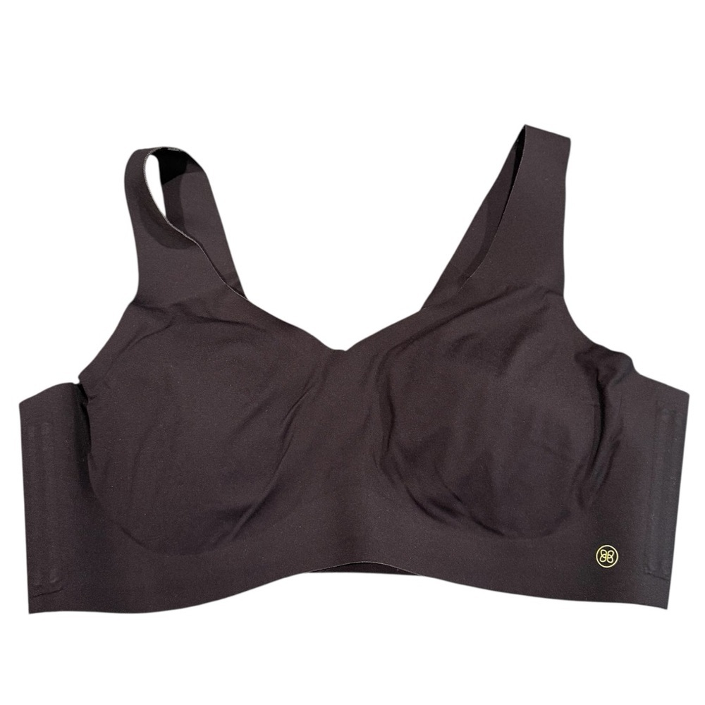 Honeylove 1X softform bra vamp black v neck pullover - Picture 4 of 8